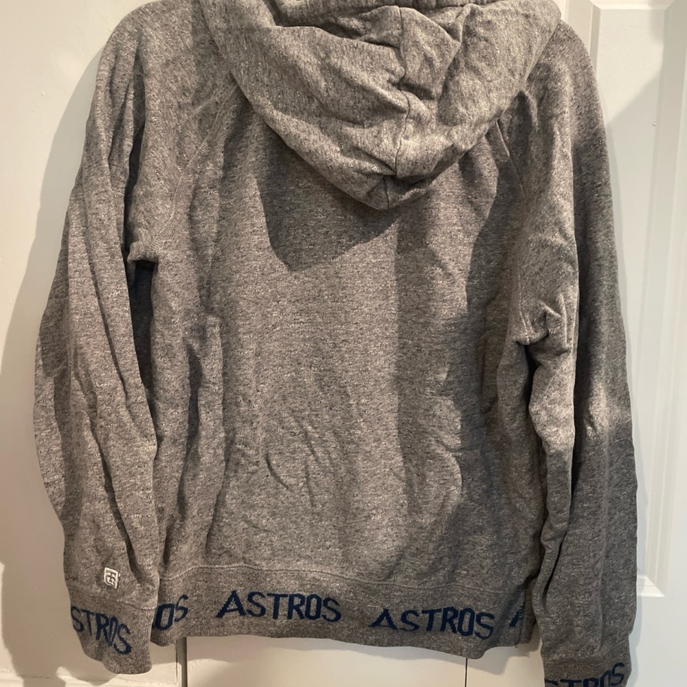 Gray Houston Astros Pullover Sweatshirt - Picture 5 of 5